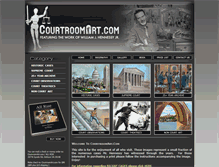 Tablet Screenshot of courtroomart.com